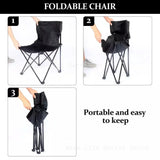 NNEOBA Portable Outdoor Camping Chair with Footrest - Folding Moon Chair