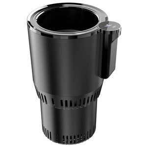 NNEOBA Portable 2-in-1 Car Cup Cooler & Warmer–12V Auto Beverage Balck