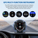 NNEOBA X95 GPS HUD Head Up Display 4x4 Of Road Inclinometer Black