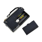 NNEOBA Portable Battery-Operated Radio Silver