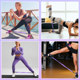 NNEOBA Leg & Glute Ankle Resistance Bands with Cuffs - 60LB Set of 3