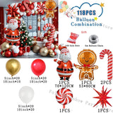 118PCS Christmas Balloon Decoration Kit