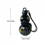 NNEOBA 2pcs 800ml Gourd Water Bottle Black