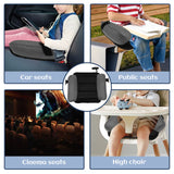 NNEOBA Inflatable Portable Car Booster Seat Cushion for Kids Toddlers Black