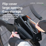 NNEOBA Waterproof 0.6L Top Tube Lightweight Frame Storage Bag Black