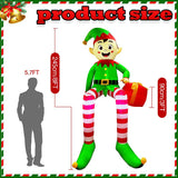 Inflatable Christmas Window Decoration with LED Lights