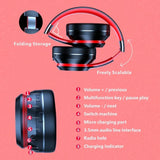 NNEOBA Over-Ear Foldable Wireless Headphone Black