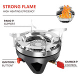 NNEOBA 1400ml Heat Exchanger Camping Stove Black