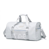 NNEOBA Waterproof Gym Duffel Bag Light Gray