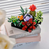 NNEOBA 771 PCS 9in1 Succulents Bonsai Building Blocks