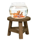 NNEOBA Wooden Stool Plant Stand Mini