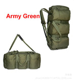 NNEOBA 100L Tactical Backpack Waterproof Camping Duffel Green