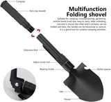 NNEOBA Multifunctional Military Folding Shovel Outdoor Tool Kit