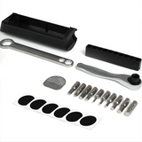 NNEOBA Magnetic Frame Tool Box Inner Storage Bag with Wrench Black