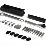 NNEOBA Magnetic Frame Tool Box Inner Storage Bag with Wrench Black