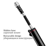 NNEOBA Mini High-Pressure Bike Pump 150 PSI Portable Hand Air Inflator Black