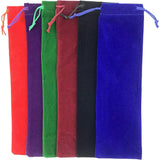 Mixed-Colour Velvet Drawstring Gift Bags 5pcs