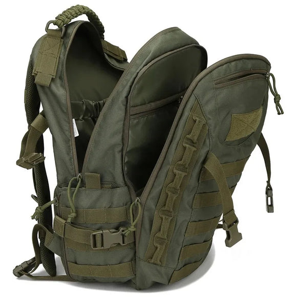 NNEOBA 35L Waterproof Camo Hiking Backpack Green