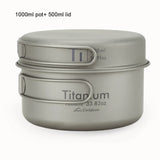 NNEOBA Titanium Pan Bowl Set 1000ml Grey