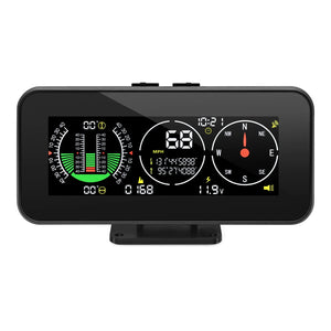 NNEOBA M60 Digital Speed Slope Meter GPS Speedometer & Compass Black
