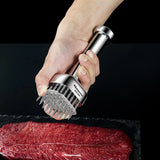 NNEOBA Meat Tenderizer Needle Hammer Silver