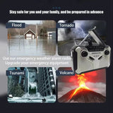 NNEOBA Solar Emergency Radio 4000mAh Grey