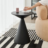 NNEOBA Elegance Defined: Handcrafted Round Metal Coffee Table in Small Black