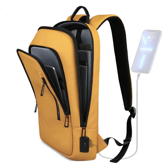 NNEOBA 15.6-Inch Thin Laptop Backpack Yellow