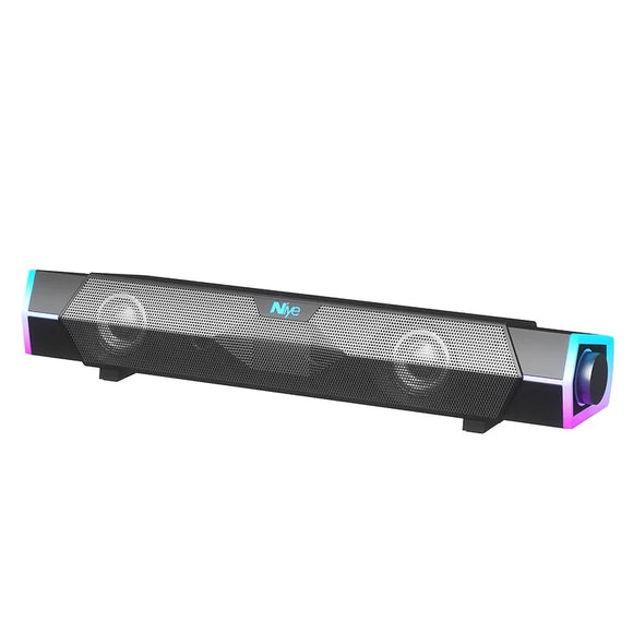NNEOBA Computer Bluetooth RGB Light Speaker Black