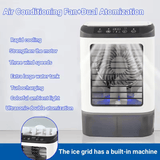 NNEOBA Portable Air Cooler Fan Dual Spray Ultrasonic Atomization