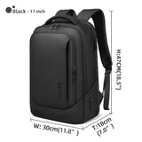 NNEOBA 17-Inch Waterproof Laptop Backpack Black