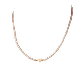 Freshwater Rice Pearl Necklace – 4mm Adjustable Pearl Necklace for Women
