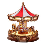 3D Wooden Carousel Music Box Kit