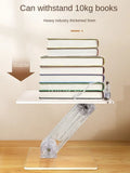 NNEOBA Luxury Lifted Acrylic Laptop Stand: 180° Rotatable, Ergonomic Design