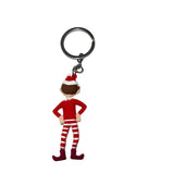 Christmas Long-Legged Doll Keychain Festive Ornament and Gift