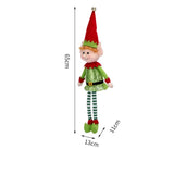 NNEOBA 65CM Long-Legged Elf Doll Christmas Party Ornament (2pcs)