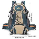 NNEOBA Climbing Camping Backpack Gear Storage Blue