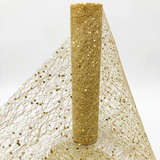 Champagne Gold Sequin Tulle Table Runner 30cm × 5Yards