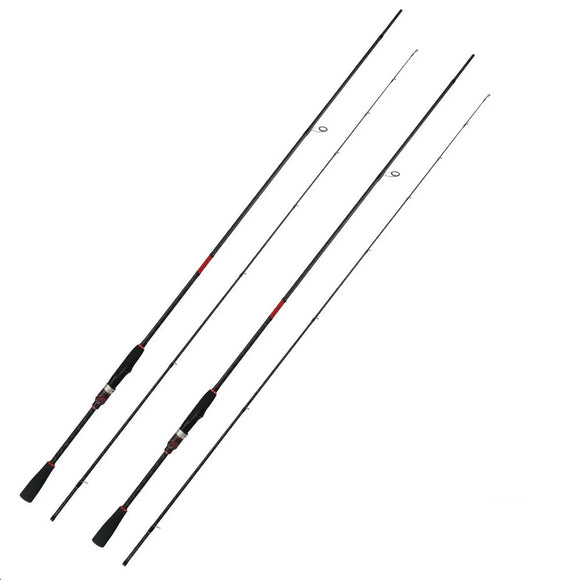 NNEOBA Inshore Squid Fishing Rod 2.59m Carbon Fast Action Rod Black