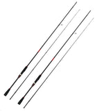 NNEOBA Inshore Squid Fishing Rod 2.59m Carbon Fast Action Rod Black