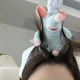 NNEOBA Ratatouille Hairband New Cartoon Plush Doll