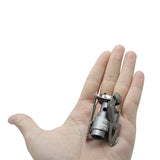 NNEOBA Outdoor Titanium Gas Mini Stove Silver