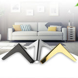 NNEOBA Set of 4 Luxury Metal Furniture Legs