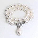 12-15mm White Freshwater Pearl Pendant Necklace