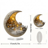 Acrylic Christmas Desktop Ornament 20×17 cm 2D