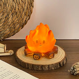 Mini Cartoon Campfire LED Night Light Cute Silicone-Style