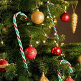 NNEOBA 20-Piece Christmas Candy Cane Acrylic Xmas Tree Hanging Set