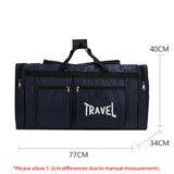 NNEOBA 80L Foldable Waterproof Travel Duffel Bag Deep Blue