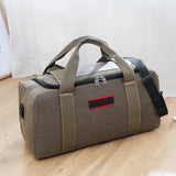 NNEOBA Retro Travel Moving Bag Brown