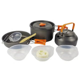 NNEOBA Portable Aluminum Camping Cookware Set for Outdoor Adventures
